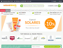 Tablet Screenshot of naturaldietetic.com